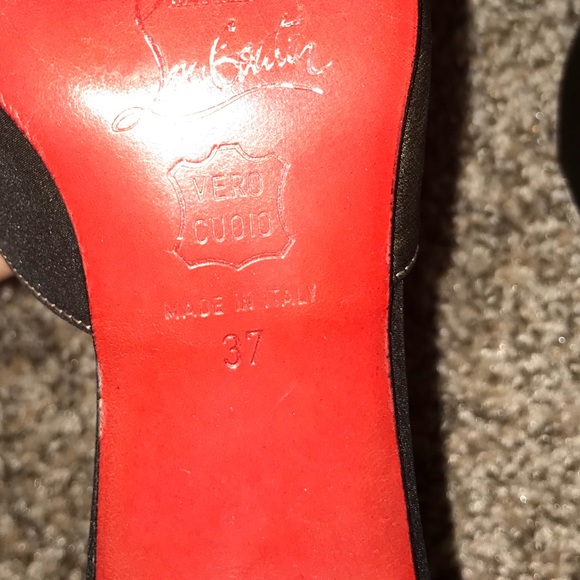 Christian Louboutin Green Mules Size 37 - Picture 8 of 8